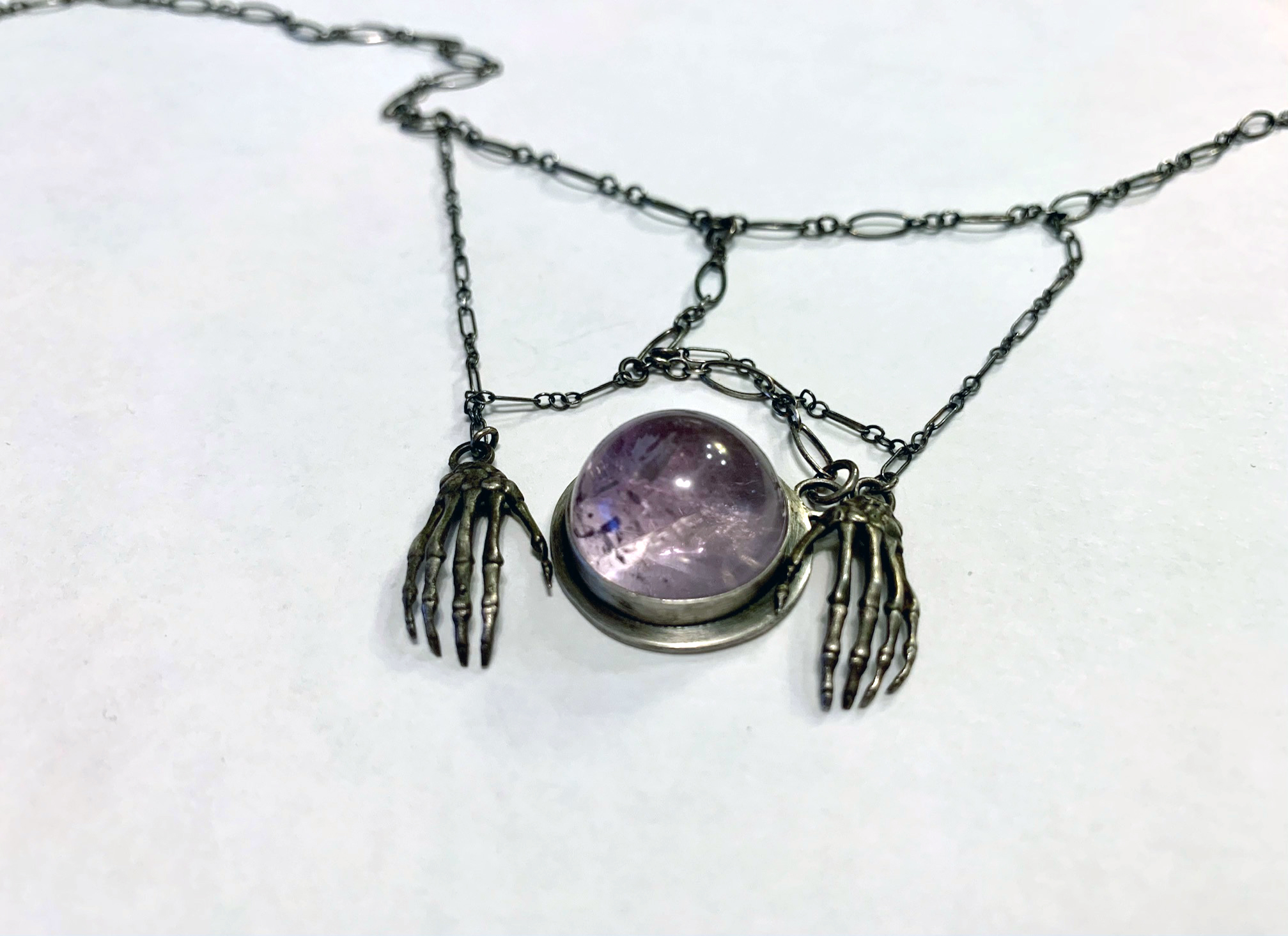 crystal ball necklace